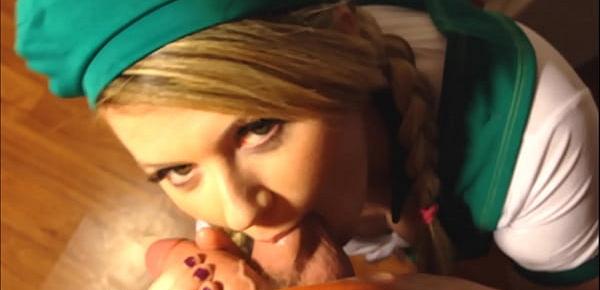  Sweet Daisy Haze is a Girl Scout who gets Throat Fucked so hard she pukes